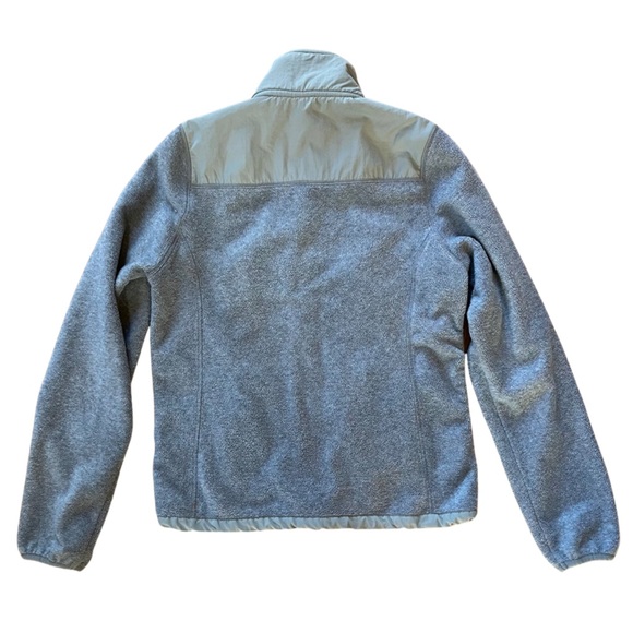 Aeropostale Zippered Shirt Long Sleeved Jacket Coat Gray Medium Casual Warm - Picture 2 of 4